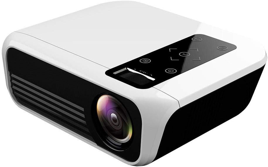AUN Full HD LED Projector, AUN T8 UP 2GB RAM 16GB Android Smart Full HD Projector WiFi, Bluetooth Miracast, 1080P native resolution projector 4K Ultra HD, 4500 Lumens, Home Theater Smart Projector, Full HD Android Projector 200inch Display