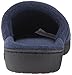 Isotoner Women's Classic Terry Clog Slippers Slip, Navy, Large / 8.5-9 US