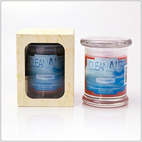 Clean Air Cinnaberry - 8oz Classic Jar Scented Candle / Medium