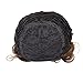 Ty.Hermenlisa 100% Real Virgin Brazilian Remy Human Hair Wigs for Black Women Natural Color Curly Short Bobs Hairpieces with Elastic Strap, 120g, Medium Brown