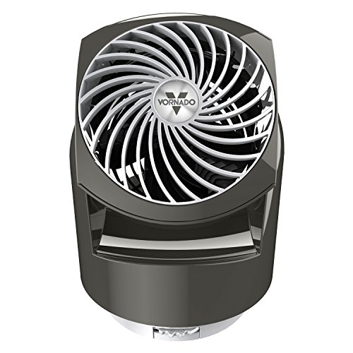 Vornado Flippi V10 Compact Oscillating Air Circulator Fan, Graphite