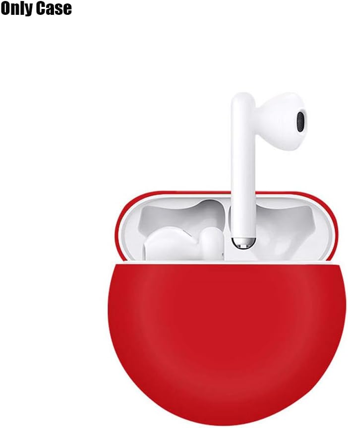 Soft Silicone Comprehensive Protective Case Full Cover for Huawei FreeBuds 3 (Red)