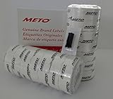 Meto Labels 2200/2 Line (White) to Suit 13.22, 15.22 Pricing Gun