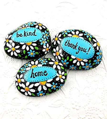 Amazon.com: Affirmation and Encouragement Painted Rocks 