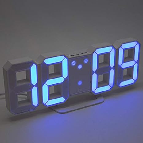 Reloj digital neon | Relojes digitales de muñeca y sobremesa