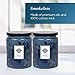 Dynamic Collections Aromatherapy Scented Candles - Great for Minimalistic Home Decor, Stress Relief, and Gift Set of Two 16 Ounce Mason Jar Candles (Serenity)