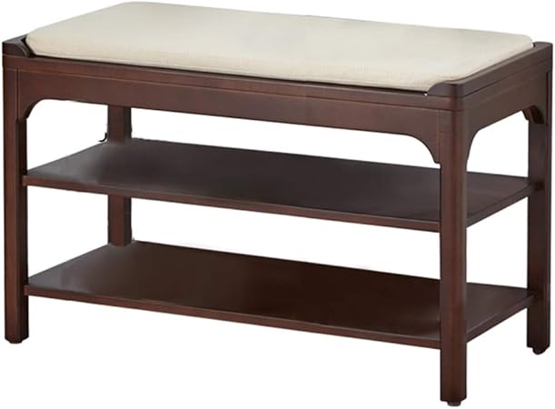 Yysyn Schuhwechselhocker 2 Lagiges Schuhregal Banke Mit Schuhregalen Fur Flur Badezimmer Wohnzimmer 80 100 35 43cm Amazon De Kuche Haushalt