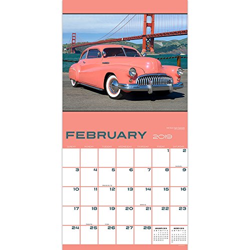 2019 Classic Cars Wall Calendar - Thumbnail 3