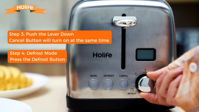 6 HoLife+Slice+Toaster+Stainless+Steel