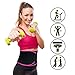 FTEOX Waist Trimmer Belt,Weight Loss Belt Sweat Belt Waist Trainer Belt Slimming Belt for Women&Men Stomach Fat Burner Low Back Lumbar Support Adjustable Straps with Sauna Suit Effect
