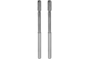 HARFINGTON 2pcs Chucking Reamers 5.3mm H7 C1/K30 Carbide Tip Precision Straight Flutes Round Shank Lathe Machine Milling Cutt