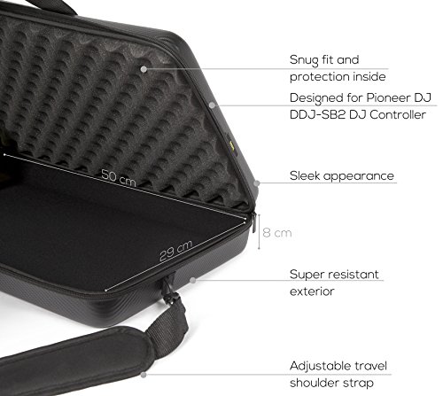 image for Kenley Carrying Case for Pioneer DJ DDJ-SB2 Controller - Padded Insert