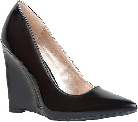 wedge heel pumps