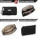 Baggallini Double Zip Wristlet, Black/S