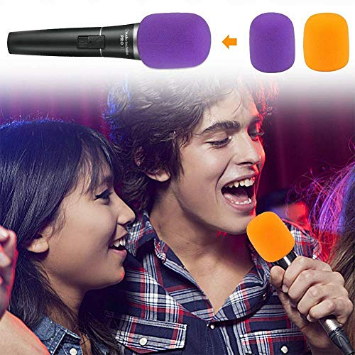 Microphone Windscreen Foam Cover 30 Pack Handheld Stage Mic Cover Foam Set,9 Color - Thumbnail 3
