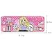 Aisa Colorful Cartoon Character Pencil Case Beautiful BB Pincess Pattern Multifunctional Pencil Box for Student (Rose Red) Special Gifts for Children/kids