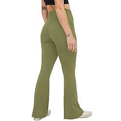 Women's Crossover High Waisted Bootcut Yoga Pants
