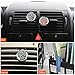 2 Pack Aromatherapy Car Diffuser Vent Clip 30mm Stainless Steel Car Diffuser Locket by AromaHouse(Tree of Life & Cloud)