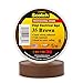 3M Scotch Vinyl Color Coding Electrical Tape 35, 3/4 in x 66 ft, Premium Grade, Flame Retardant, UV Resistant, Electrical and Mechanical Protection, Brown, 7 mil, 1 Roll