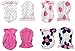 Gerber Baby-Girls Mittens, Flowers, 0-3 Months (Pack of 4)