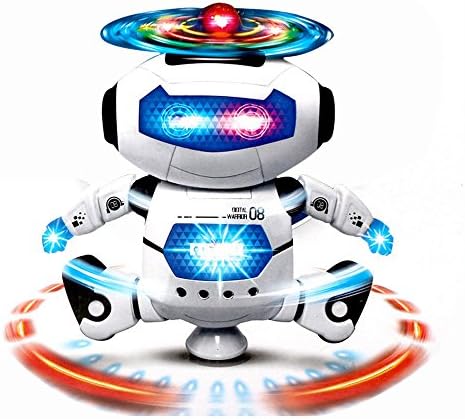 Rooes Electronic Walking Dancing Smart Space Robot Astronaut Kids Music Light Toys US