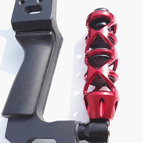 MILAEM Archery Quick Detach Removeable Compound Recurve Bow Stabilizer Joint Quick Disconnect Mounting Bracket Outdoor Shooting Hunting(Black)