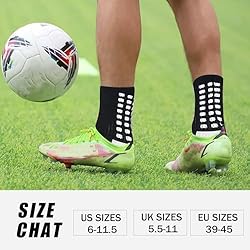 YUFREE SUN Men's Soccer Socks - Non Skid Anti Slip
