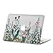 iDonzon Case for MacBook Air 13 inch (A1466/A1369, 2010-2017 Release), 3D Effect Matte Clear See Through Hard Cover & Keyboard Cover Only Compatible Older Version Mac Air 13.3 inch - Garden Flowers