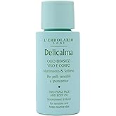 L'Erbolario Delicalma Two-Phase Face And Body Oil - Ginger Extract protects The Skin - Plum And Sunflower Oil Provide Organic Nourishment And Relief - For Sensitive And Hyper-Reactive Skin - 1 Oz