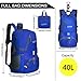 G4Free Foldable Hiking Backpack 40L Lightweight Daypack For Travel Camping Outdoor With USB Port