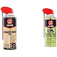 3-IN-ONE Professional Garage Door Lubricant with SMART STRAW SPRAYS 2 WAYS, 11 OZ & WD40 Company 120084 3 In 1 Rv Silicone Slide Out Lube Spray 11 Oz
