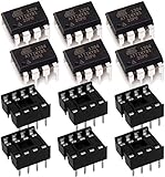 AMTEL ATTINY85-20PU + IC Sockets MCU 8BIT 8KB Flash 8DIP Top ATTINY85 (6 Pair)