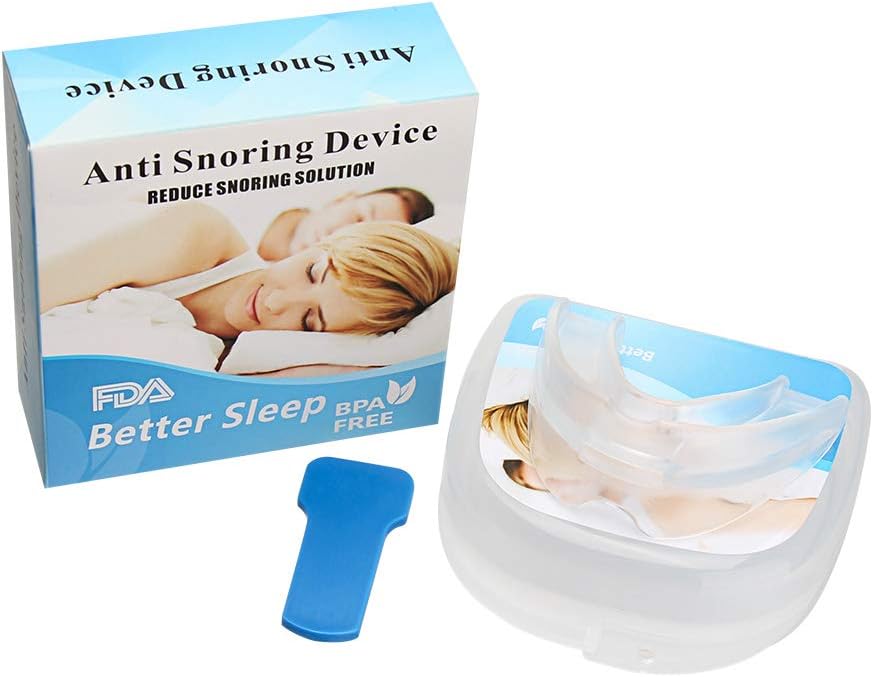 New Snoring Stopper Sleep Aid Device Mouthpiece Snoring Solution Night Teeth Guards Bruxism Mouthpiece Anti Snoring Devices for Reducing Snore Stop Snoring Teeth Grinding