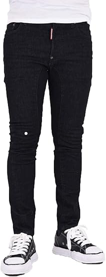 Amazon ディースクエアード Dsquared2 D2 Tidy Biker Jeans タイディバイカー ジーンズ S74lb0574 Bk900 ブラック 42 ジーンズ 通販