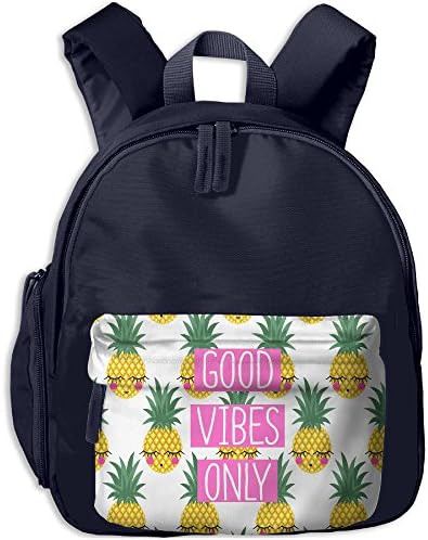 MYKJ Casual Lightweight Backpacks Pineapple Shy Eyelashes Bookbag Shoulder Bag School Rucksack/Dayback For Girl&amp;Boy Kids