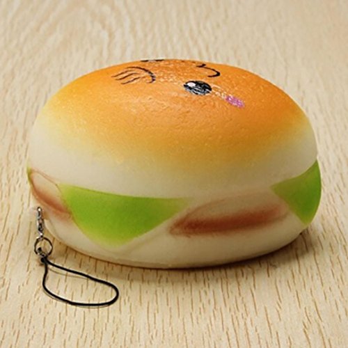 image for Squishy Slow Rebound Toys, Balakie 10cm Squishy Hamburger Lovely Bread