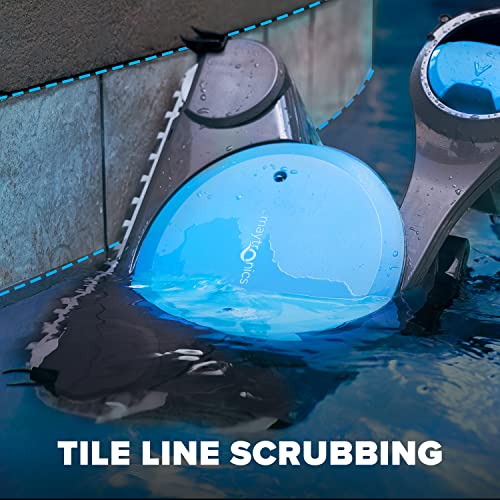 Dolphin Premier Robotic Pool Cleaner with Powerful Dual Scrubbing Brushes and Multiple Filter