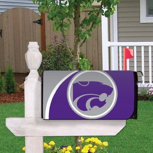 VictoryStore Yard Sign Outdoor Lawn Decorations: Kansas State University Magnetic Mailbox Cover (Design 3).