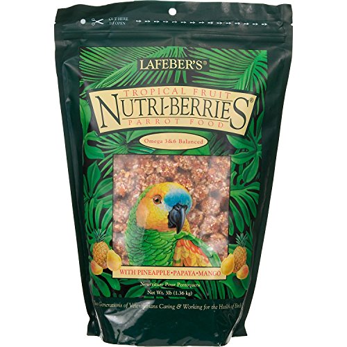 Lafeber?s Gourmet Tropical Fruit Nutri-Berries for Parrots 3 lb. Bag