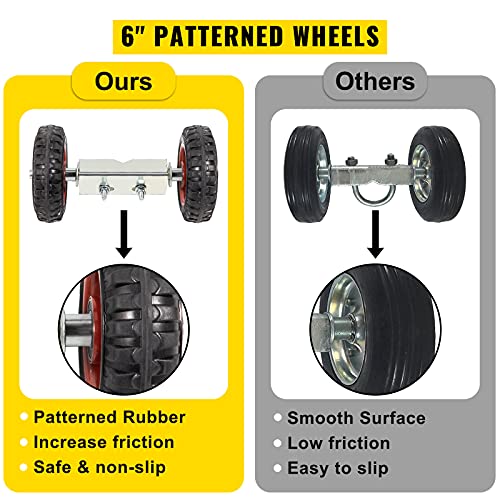 VEVOR Chain Link Rolling Gate Kit Galvanized Steel Rolling Fence 6
