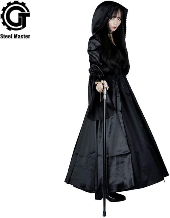Amazon Co Jp ビクトリアロリータ黒ゴージャスなドレス英国とヨーロッパスタイルの宮殿のドレスドレス L 服 ファッション小物