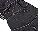 ANDORRA Waterproof Insulation Touchscreen Ski Gloves, M, Black Pink Dot