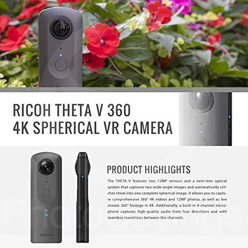Ricoh Theta 360 Live Streaming Camera Ricoh THETA X 360° Camera