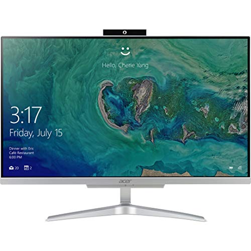 Acer Aspire C24-865-ACi5NT AIO Desktop, 23.8in Full HD, 8th Gen Intel Core i5-8250U, 12GB DDR4, 1TB HDD, 802.11ac WiFi, Wireless Keyboard and Mouse, Windows 10 Home (Renewed)