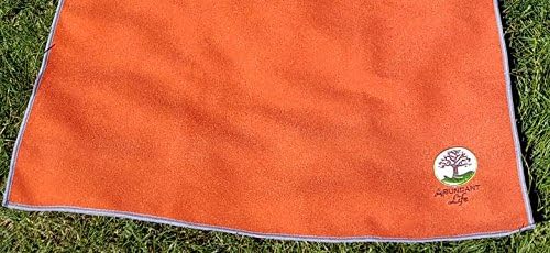 Yoga Mat Towel - Improve Mat Grip and Reduces Slipping During Your Hot Yoga, Bikram Yoga and Pilates Session - Super Absorbent Micro Fiber, Machine Washable - Full Money Back Satisfaction Guarantee