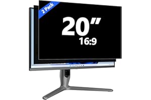 TomDetm 20 Inch Privacy Screen for Computer Monitor Eye Protection Anti Glare Blue Light Monitor Privacy Shield Screen 20 Inc