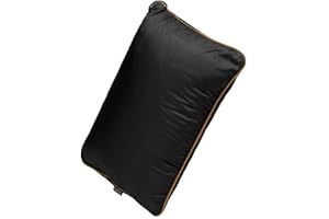 Rumpl Stuffable Fleece Pillowcase | Ultra Soft Fleece Pillow for Traveling, Camping, Picnics, Concerts, Plane Flights, Hiking, Backpacking (Black)
