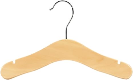 Amazon Co Jp 10ピースソリッドウッドプレミアム子供服ハンガー滑り止めハンガーシャツセータードレスハンガー乾燥ラックホーム キッズハンガー ベビーハンガー 24 14 5cm ホーム キッチン