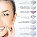 PIXNOR Facial Cleansing Brush, Waterproof Facial Brush with 7 Exfoliating Brush Heads for Deep Cleansing, Gentle Exfoliating, Removing Blackhead, Massaging
