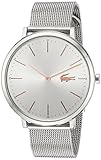 Lacoste Women's Moon Quartz Watch with Stainless-Steel Strap, Silver, 16 (Model: 2000987)
